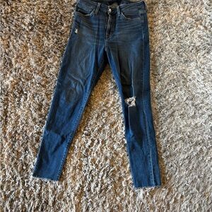 Joe's Jeans Distressed Indigo Skinny Jeans